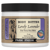 Goat Milk Body Butter | Nourishing Moisturizer for Dry Skin | Natural Skincare - Windrift Hill Goat Milk Skincare - 804551436505 - Sugar River Shoppe - 