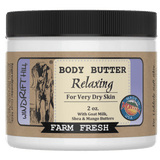 Goat Milk Body Butter | Nourishing Moisturizer for Dry Skin | Natural Skincare - Windrift Hill Goat Milk Skincare - 804551436536 - Sugar River Shoppe - 
