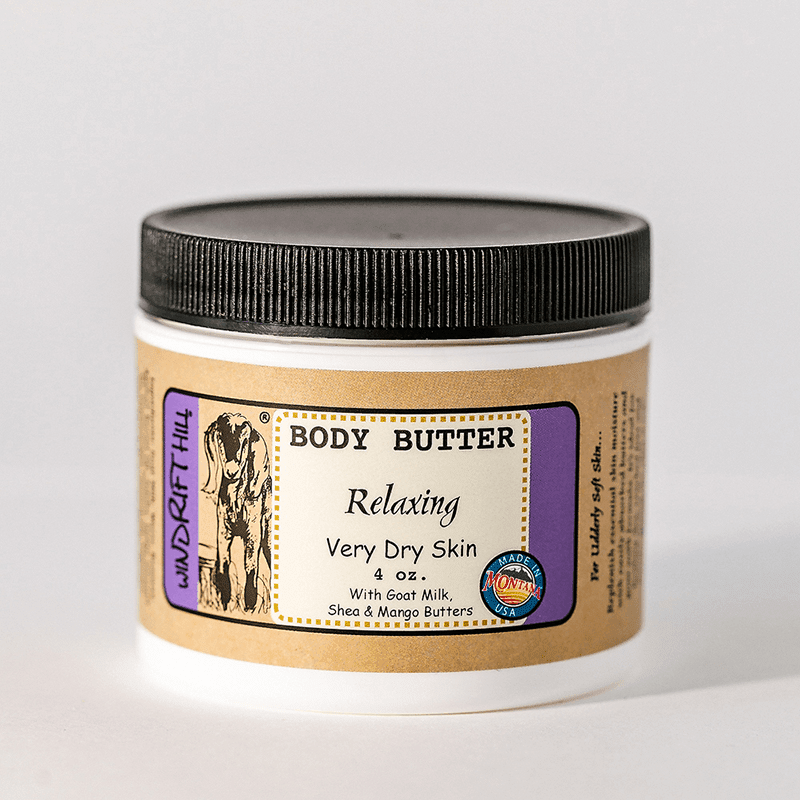 Goat Milk Body Butter - Nourishing, Moisturizing, Handmade Skin & Body Cream - Windrift Hill Goat Milk Skincare - 804551435850 - Sugar River Shoppe - 