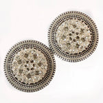 Antique Clear Rhinestone Cluster Pin Set - Sugar River Shoppe