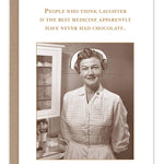 Laughter Best Medicine Get Well Card - Sugar River Shoppe