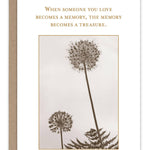 Memory Treasure Sympathy Card - Sugar River Shoppe