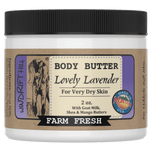 Lovely Lavender | Goat Milk Body Butter | 2oz. Travel Size - Sugar River Shoppe