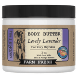 Lovely Lavender | Goat Milk Body Butter | 2oz. Travel Size - Sugar River Shoppe