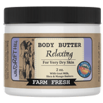 Relaxing | Goat Milk Body Butter | 2oz. Travel Size - Sugar River Shoppe