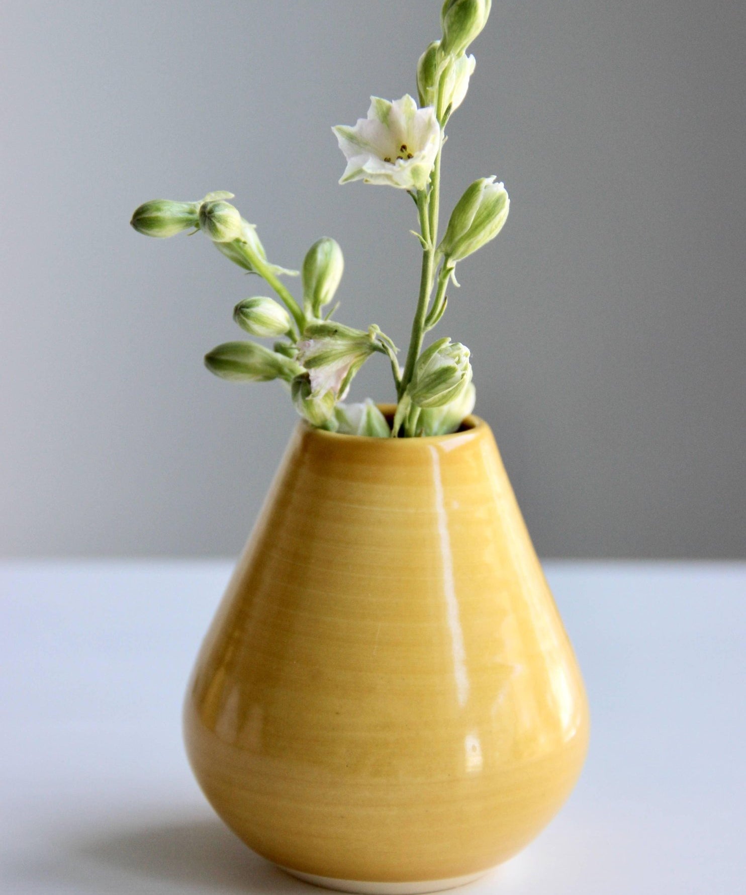 Yellow Ceramic Bud Vase - Whimsy By Wyeth - 11111111311 - Sugar River Shoppe - 
